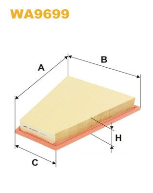 WIX FILTERS oro filtras WA9699